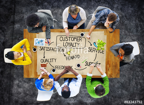 Customer Loyalty Satisfaction Support Strategy Concept